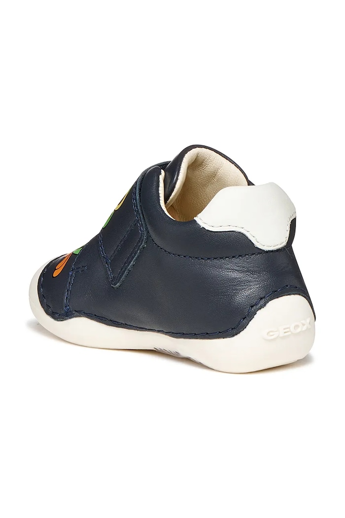 Geox pantofi din piele pentru bebeluși TUTIM bleumarin B3539C.00085.18.23