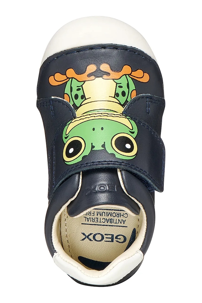 Geox pantofi din piele pentru bebeluși TUTIM B3539C.00085.18.23 bleumarin