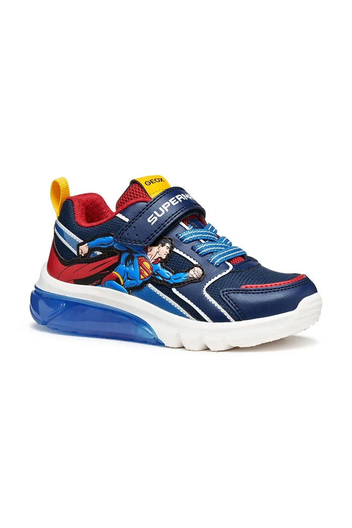 Geox sneakersy dziecięce CIBERDRON imitacja skóry licowej niebieski J56LBD.05411.32.35