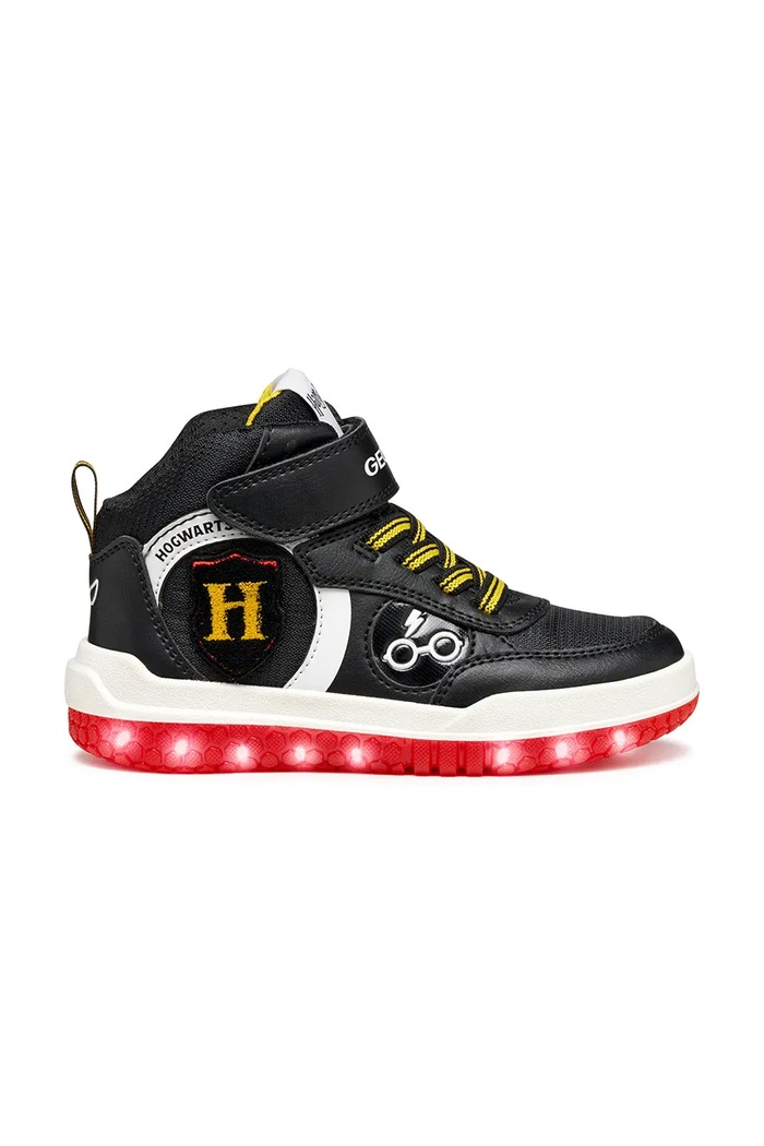 Băieți Geox sneakers pentru copii BUZZERLIGHT J56MCD.054FU.24.27 negru