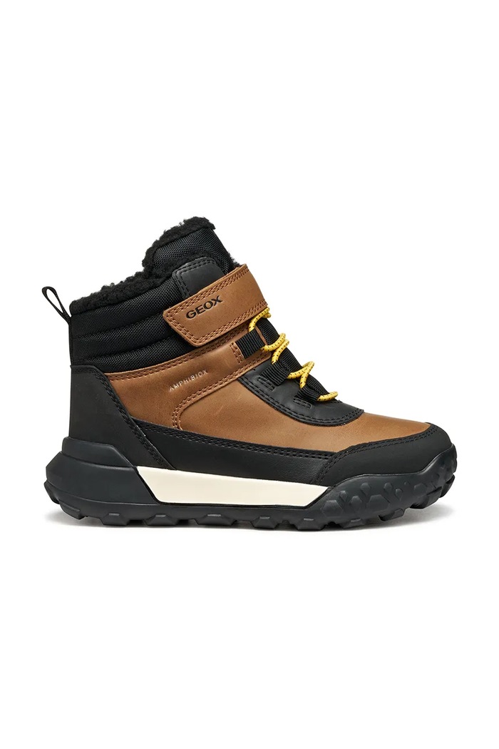 Geox Zimné topánky Geox TREKKYUP J46MBE.0MEMS.24.27 hnedá AW25
