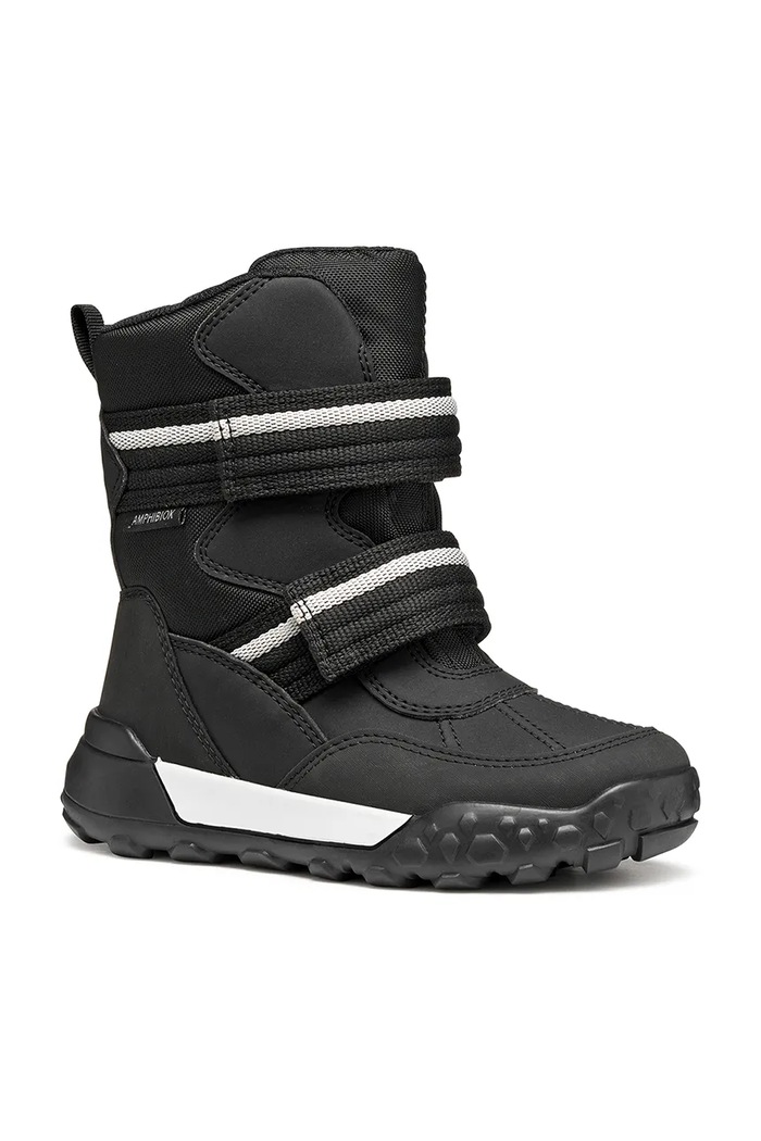Geox încălțăminte de iarnă TREKKYUP imitatie de piele negru J56MBB.050FU.36.39