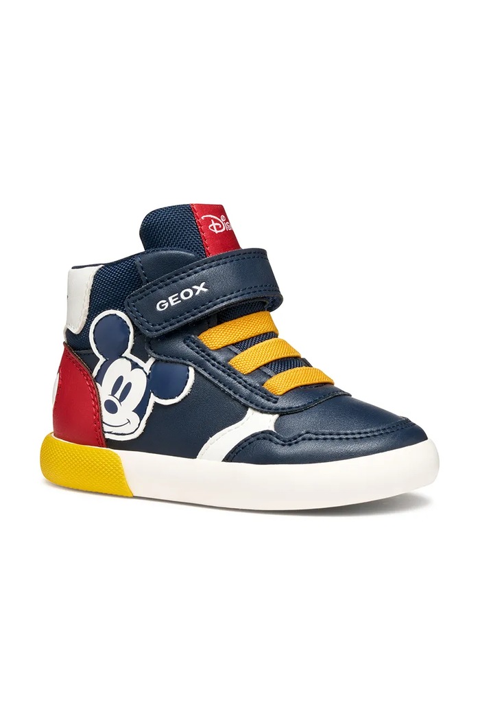 Geox sneakers per bambini GISLI finta pelle fiore blu navy B561NB.000BC.24.27