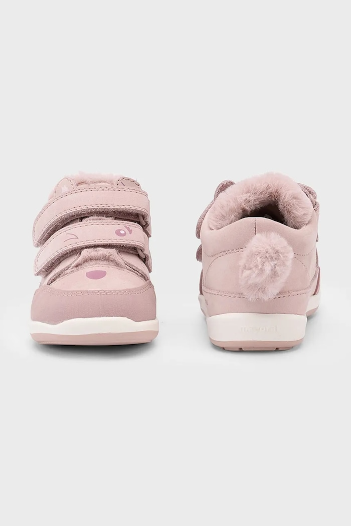 Mayoral gyerek félcipő bőrből 42589.59B.Baby.9BYA rózsaszín AW25