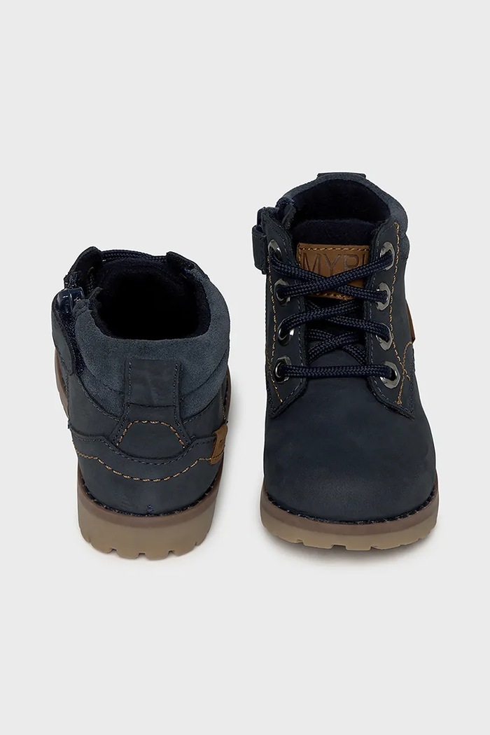 Mayoral pantofi de iarnă din nubuc pentru copii 42597.63A.Baby.9BYA bleumarin AW25