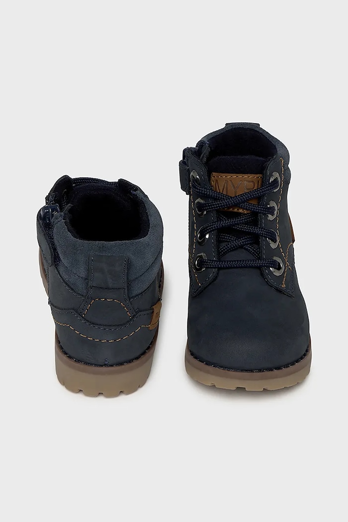 Mayoral pantofi de iarnă din nubuc pentru copii 42597.63A.Baby.9BYA bleumarin AW25