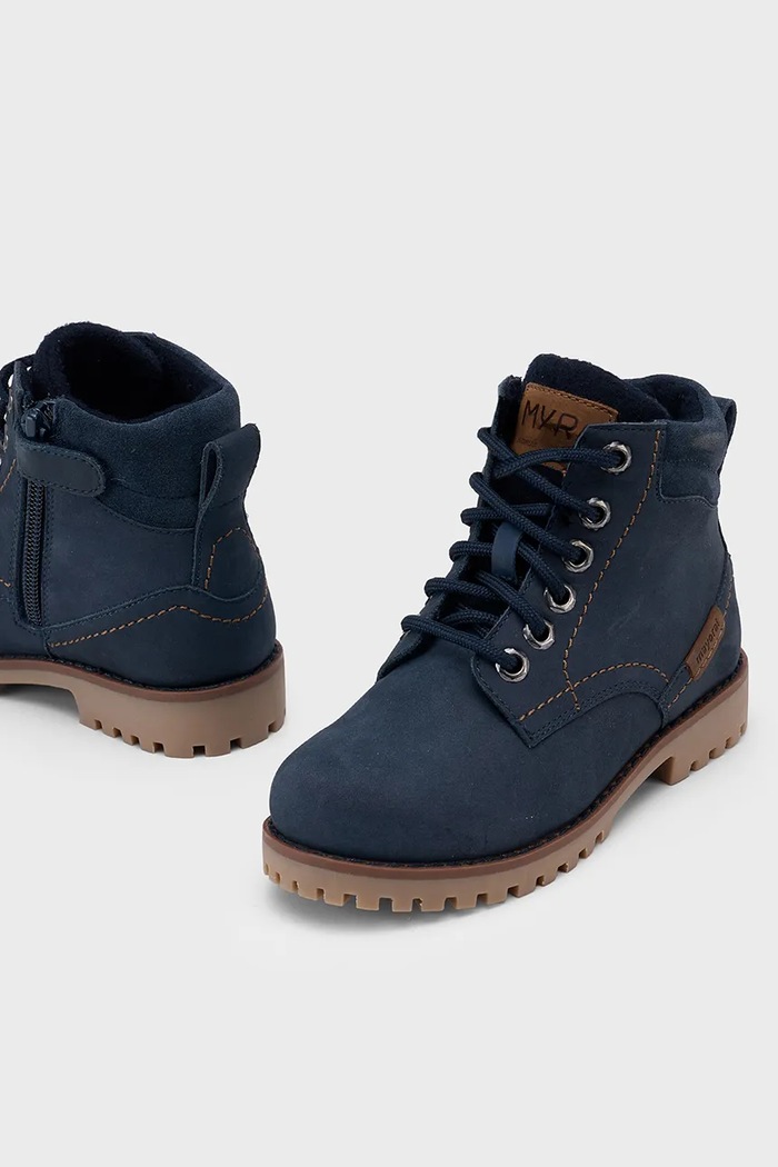 Mayoral pantofi de iarnă din nubuc pentru copii 44597.64A.Mini.9BYA bleumarin AW25