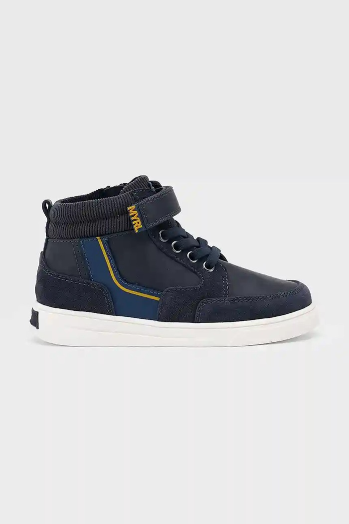 Mayoral sneakers pentru copii piele bleumarin 44607.73A.Mini.9BYA