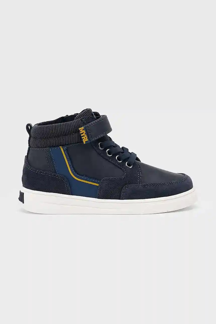Mayoral sneakers pentru copii piele bleumarin 44607.73A.Mini.9BYA