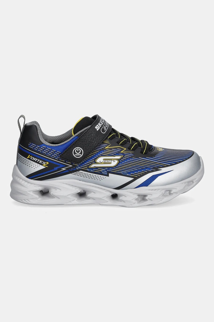 Dětské tenisky Skechers VORTEX 2.0 - VELTROX 400605L stříbrná AW25