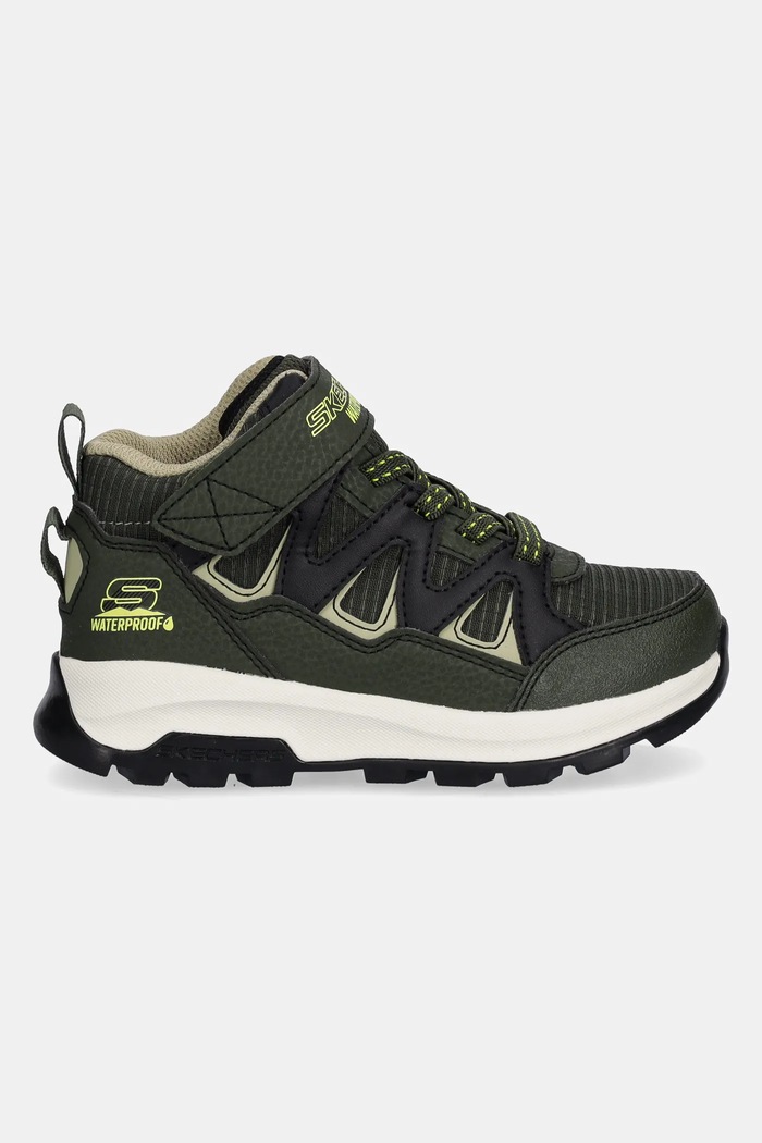 Dětské tenisky Skechers STORM BLAZER - DRIZZLE SQUAD 406377L zelená AW25