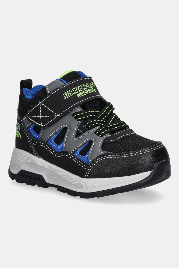 Dětské zimní boty Skechers STORM BLAZER - DRIZZLE SQUAD nezateplené černá 406377N