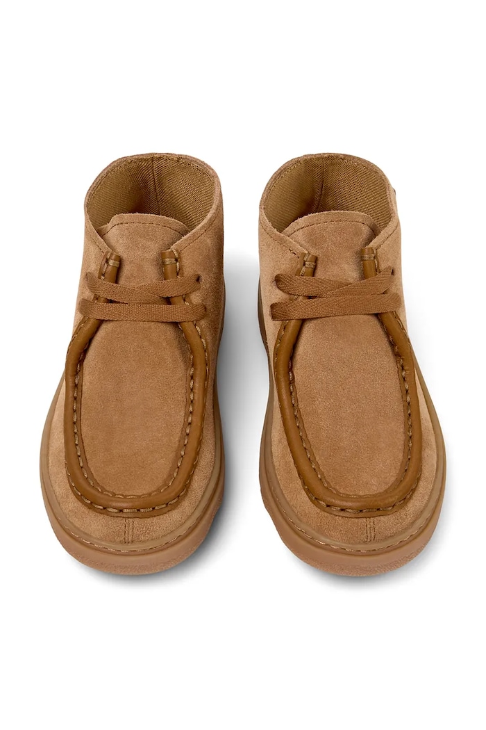 Camper încălțăminte din piele pentru copii Kiddo Kids maro K900398.28.34
