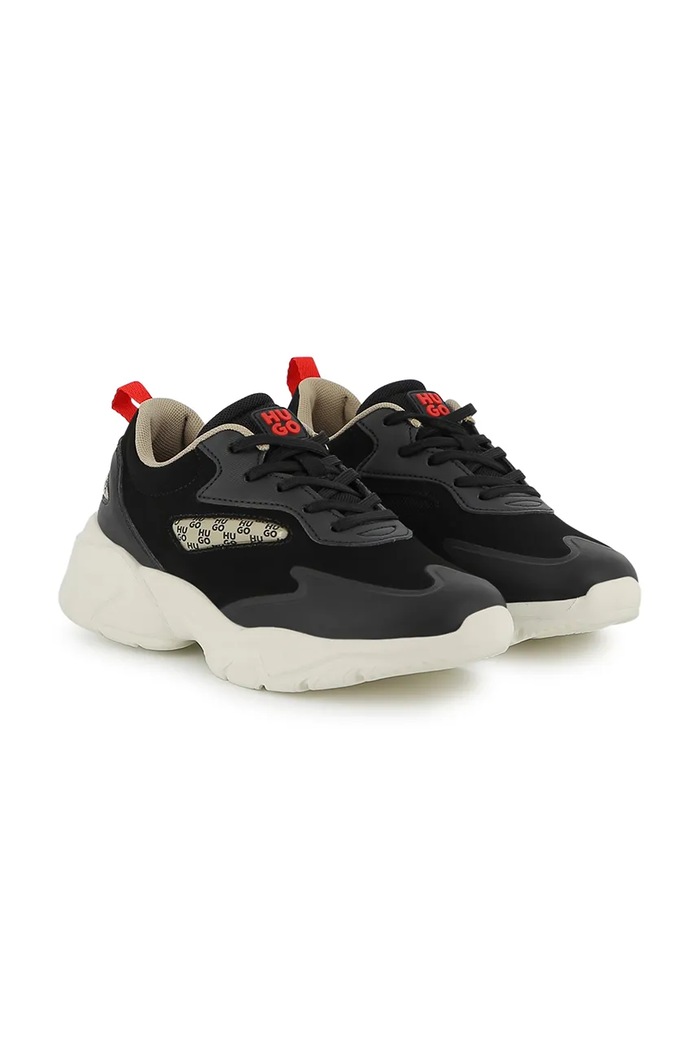 HUGO sneakers pentru copii textil negru G00535.30.35