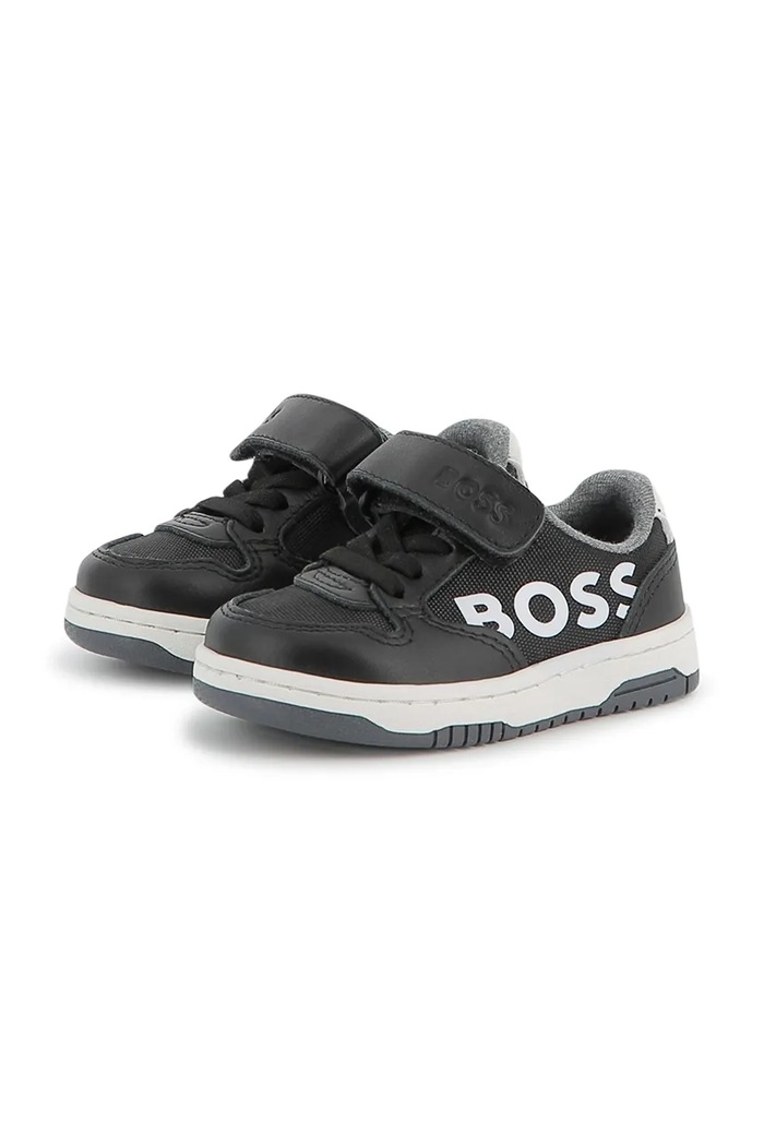 CHLAPEC Dětské tenisky BOSS J52574.28.30 černá
