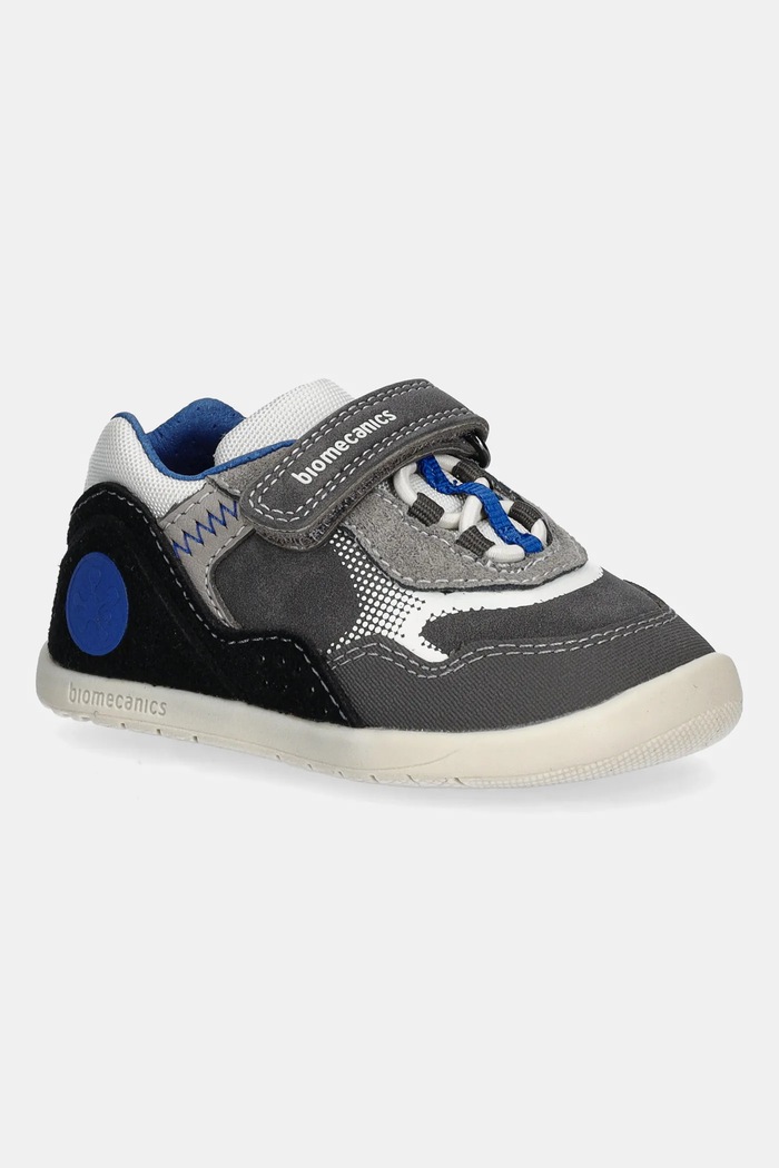 Biomecanics sneakers pentru copii piele întoarsă gri 251163.19.23