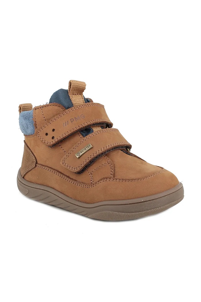 Čevlji iz nubuka Primigi gore-tex rjava 8915133