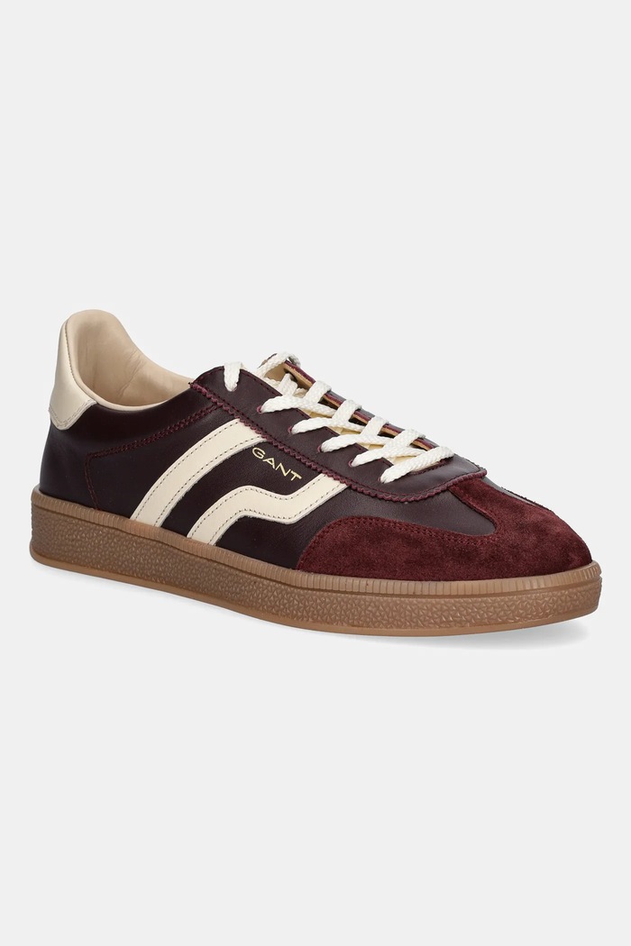 Gant Sneakers din piele Cuzima burgundia 31531040