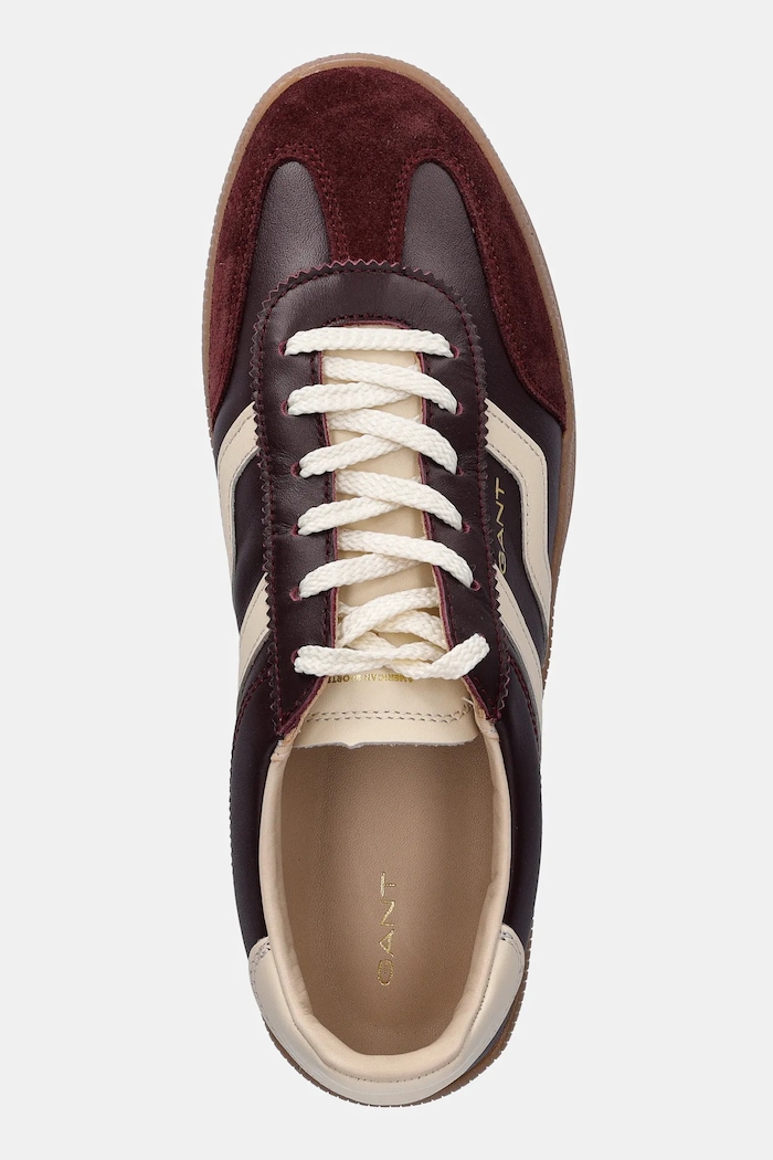 Sneakers din piele Cuzima Gant 31531040 burgundia