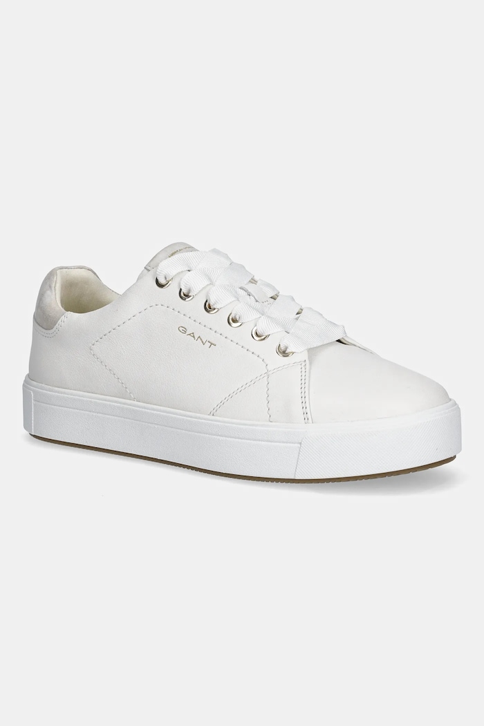 Gant sneakers din piele Avino plată alb 31531982