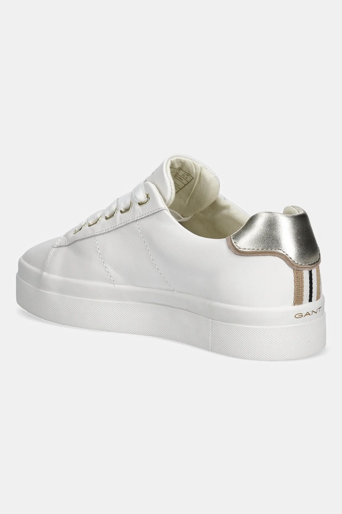 Obuwie Gant sneakersy skórzane Avona 31531989 biały