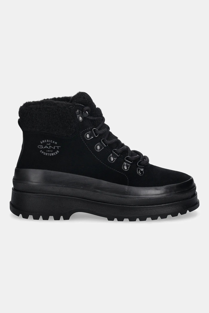 Semišové workery Gant Wintly 31543083 čierna AW25