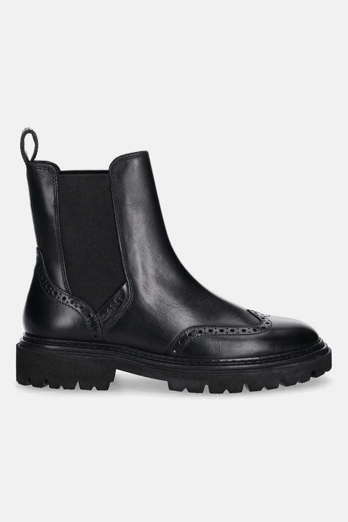 Kožené kotníkové boty Gant Ivyhill 31551119 černá AW25