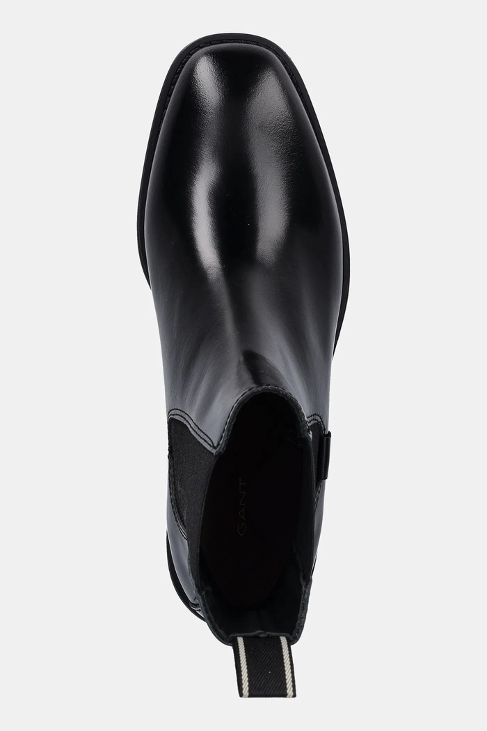 Gant botki skórzane Fayy czarny 31551126