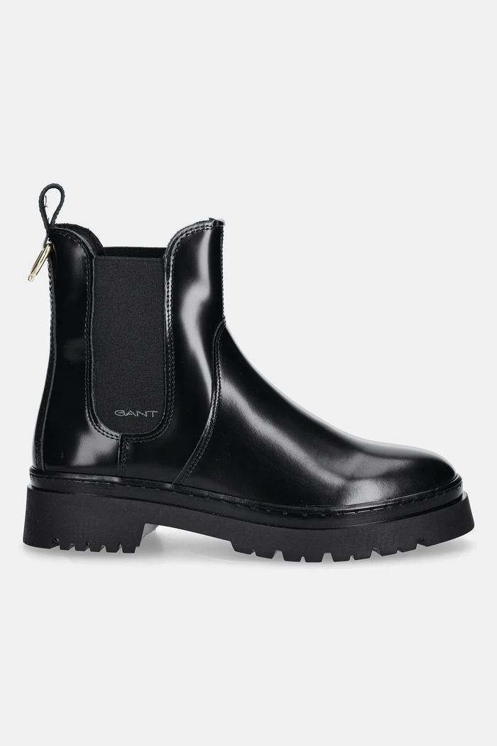 Δερμάτινες μπότες τσέλσι Gant Aligrey 31551158 μαύρο AW25