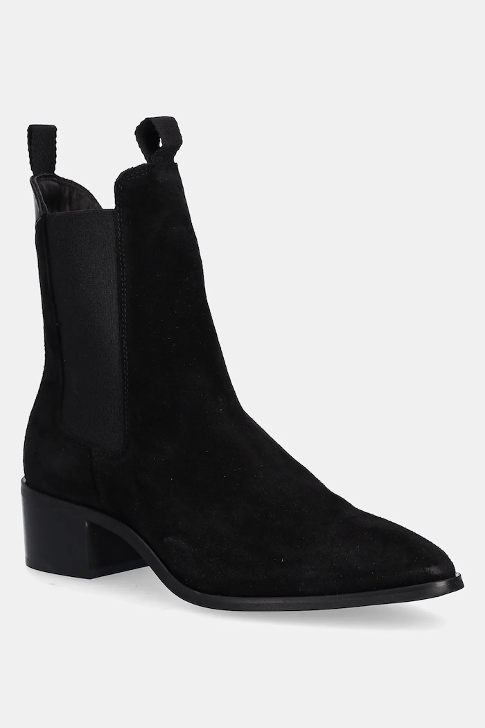 Gant magasszárú cipő velúrból St Broomly lapos fekete 31553093