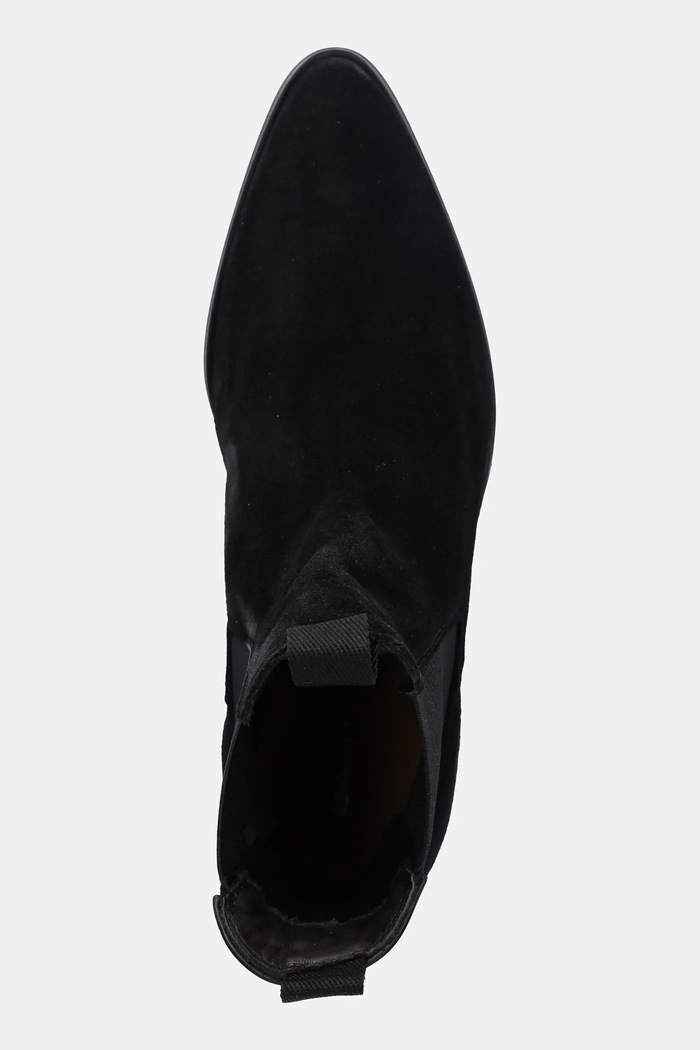 Gant magasszárú cipő velúrból St Broomly fekete 31553093