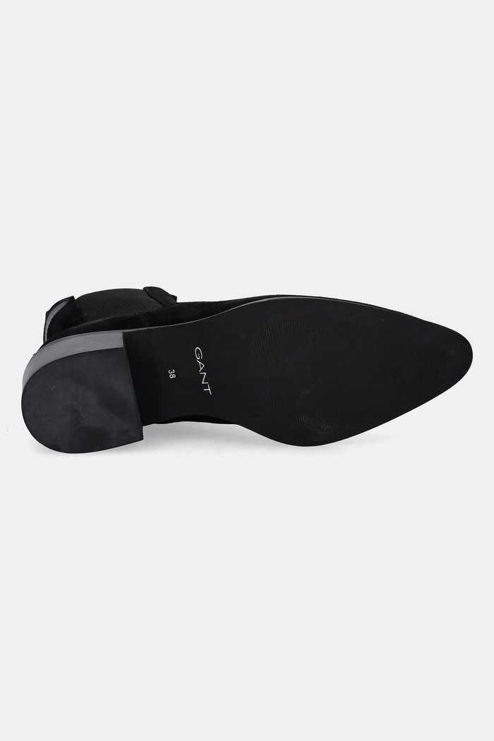 Gant magasszárú cipő velúrból St Broomly 31553093 fekete