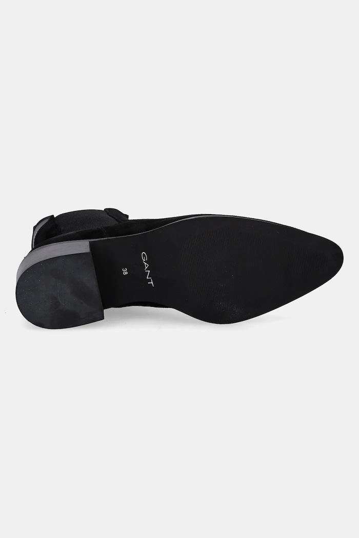 Gant magasszárú cipő velúrból St Broomly 31553093 fekete