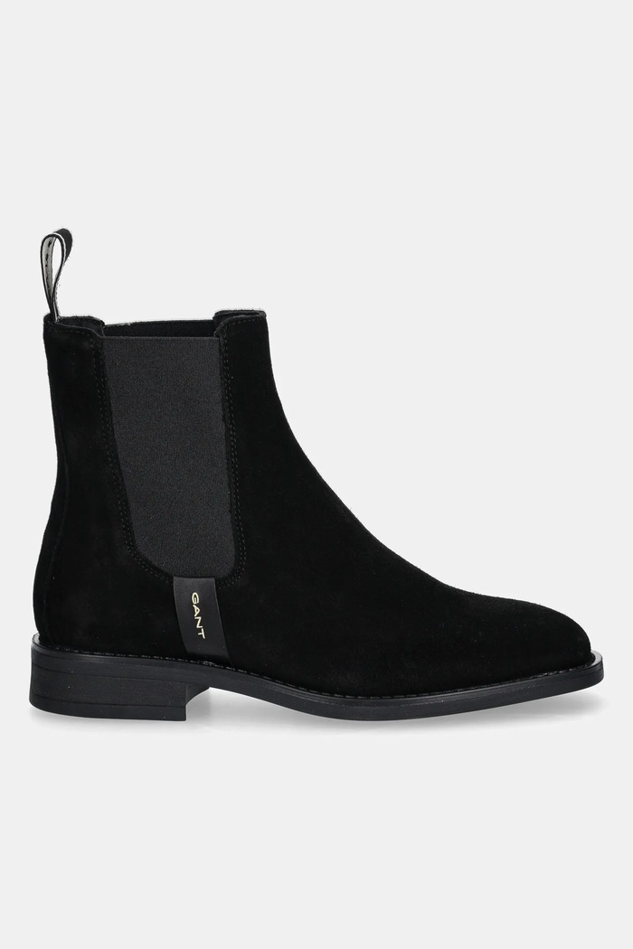 Semišové topánky chelsea Gant Fayy 31553127 čierna AW25