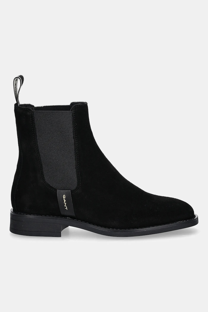 Semišové topánky chelsea Gant Fayy 31553127 čierna AW25