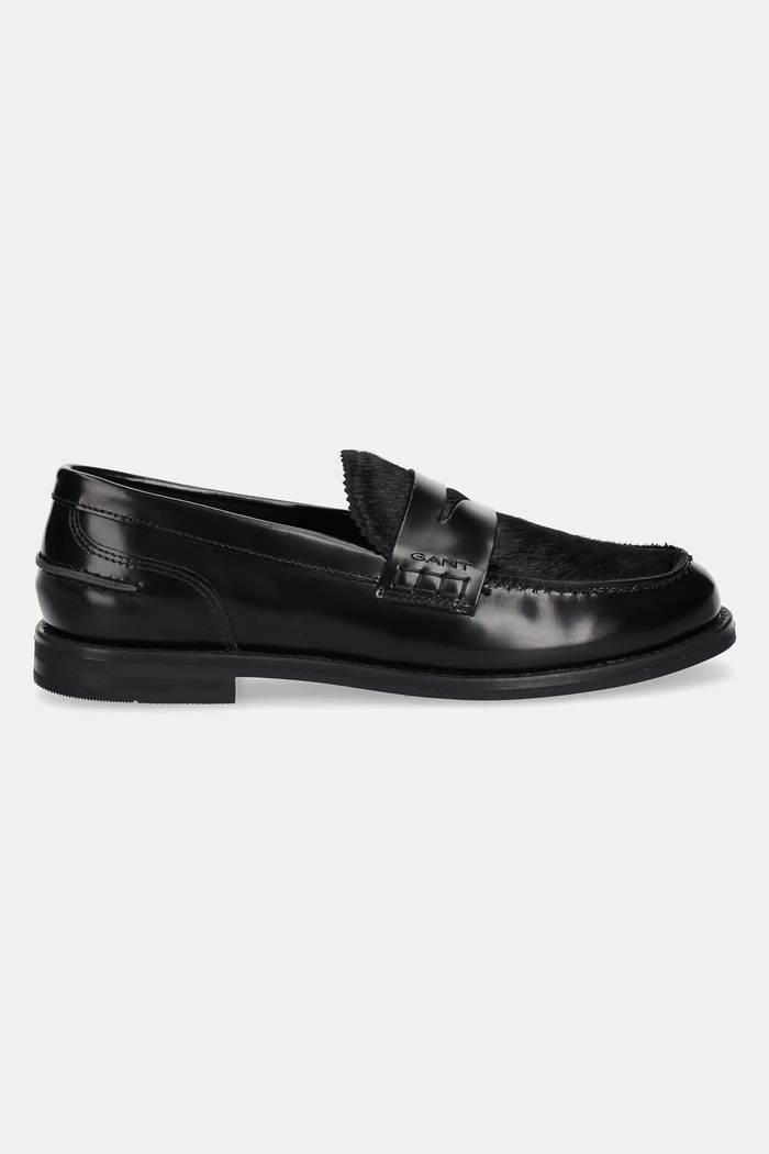 Kožené mokasíny Gant Gracelyn 31571060 čierna AW25