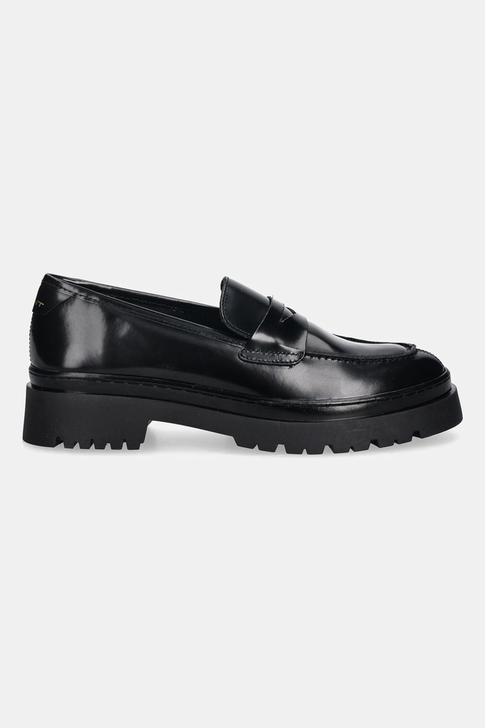 Kožené mokasíny Gant Aligrey 31571154 čierna AW25