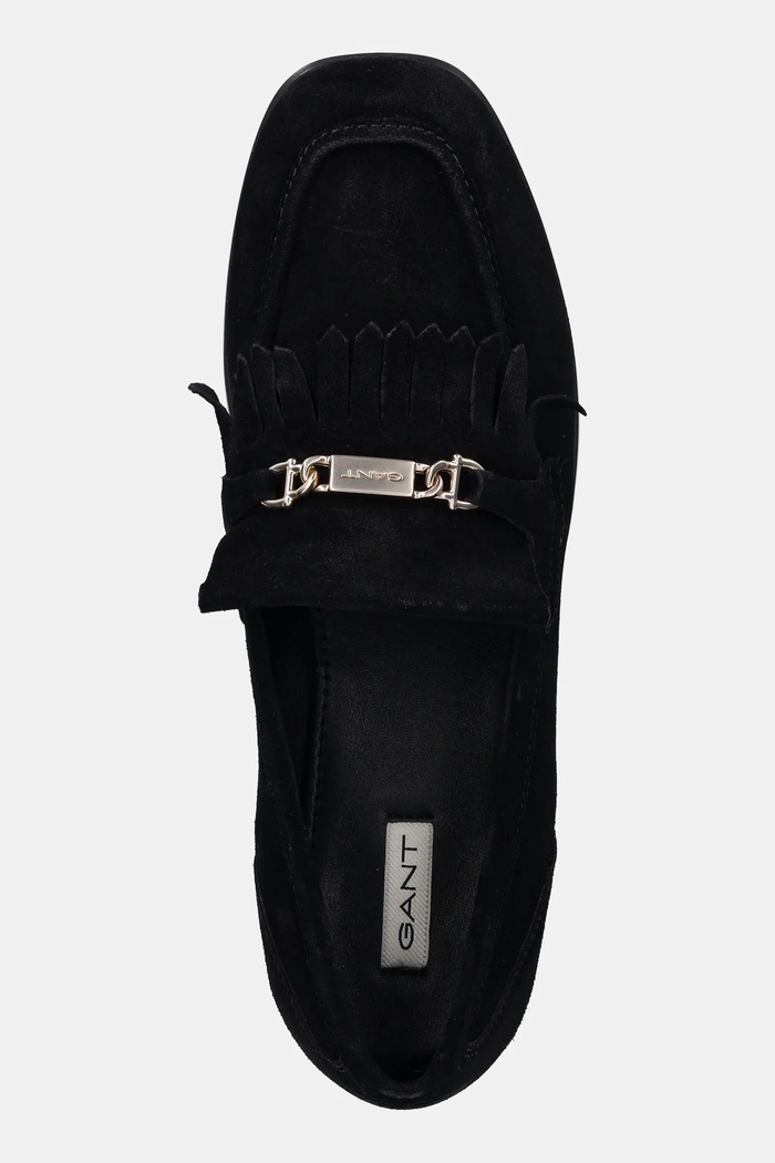 Gant mokasyny zamszowe Gimble czarny 31573124