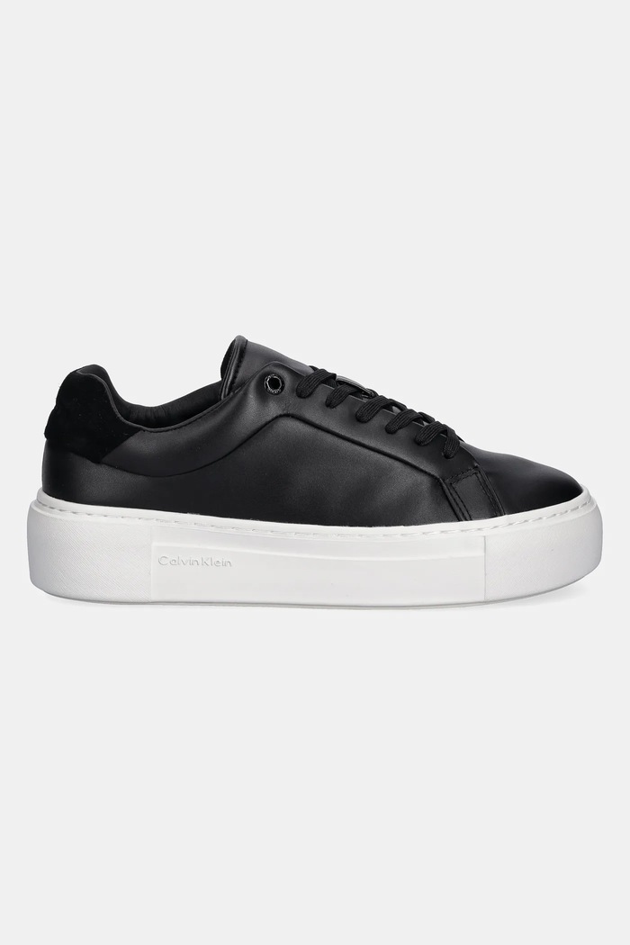 Calvin Klein sneakersy FF CUPSOLE LACE UP LTH HW0HW02570 czarny AW25