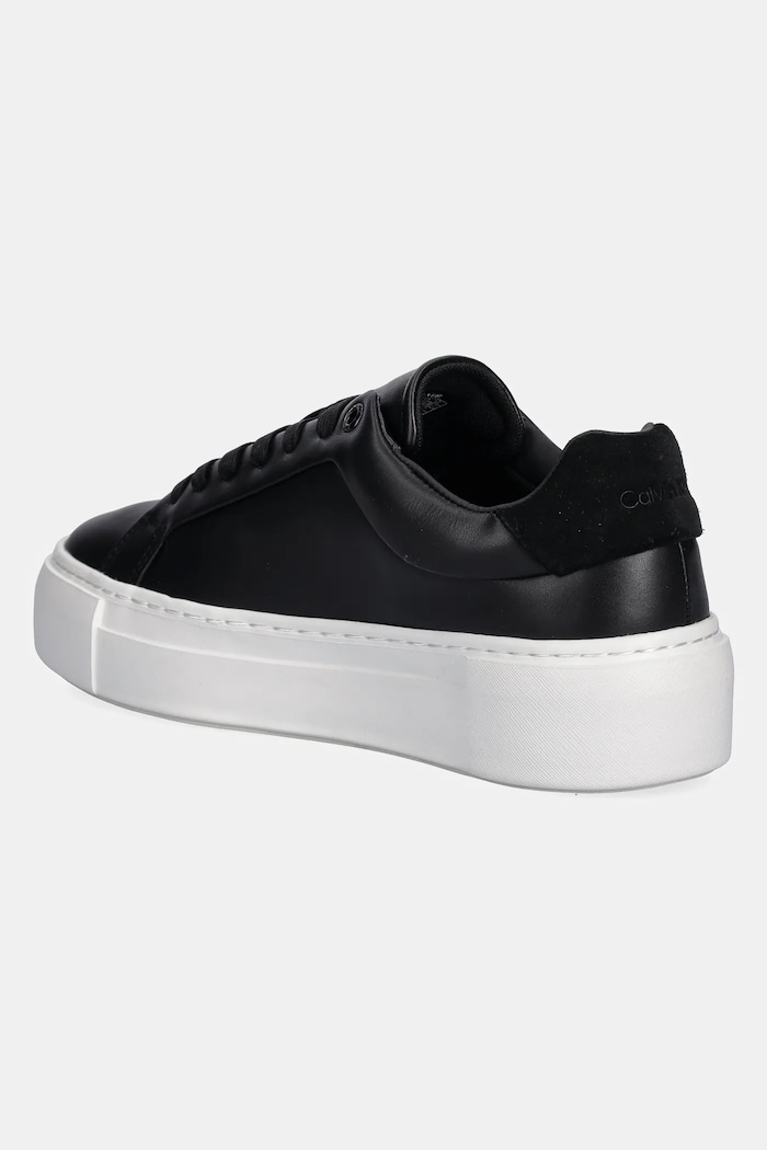 Obuwie Calvin Klein sneakersy FF CUPSOLE LACE UP LTH HW0HW02570 czarny