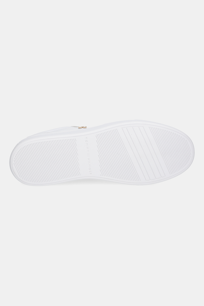 Kožne tenisice Tommy Hilfiger ESSENTIAL ELEVATED COURT SNEAKER FW0FW08680 bijela