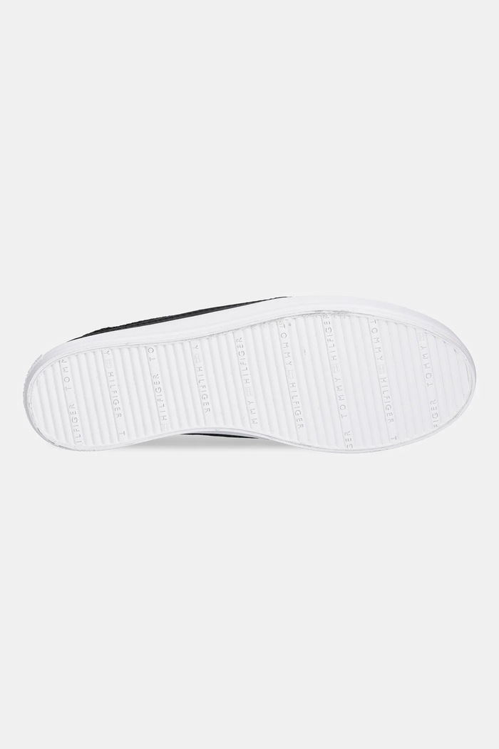 Tommy Hilfiger teniși TH OPEN MESH VULC SNEAKER FW0FW08684 negru