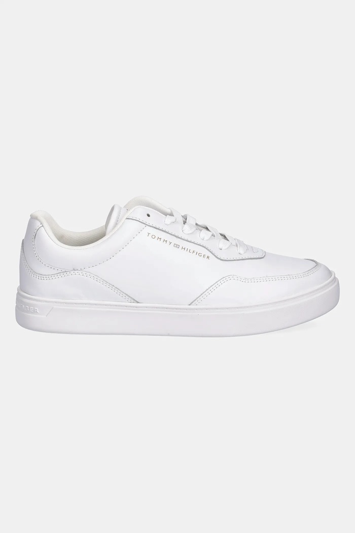 Tommy Hilfiger bőr sportcipő CASUAL CUPSOLE SNEAKER FW0FW08689 fehér AW25