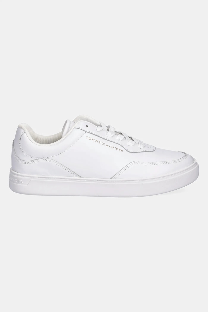 Tommy Hilfiger bőr sportcipő CASUAL CUPSOLE SNEAKER FW0FW08689 fehér AW25