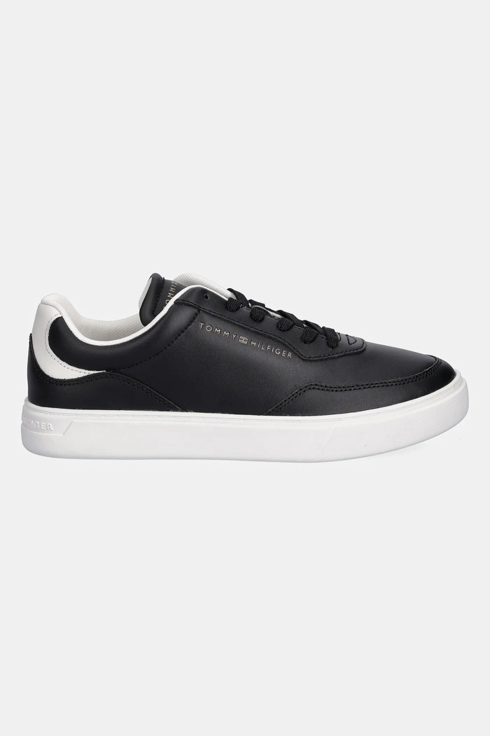 Kožené tenisky Tommy Hilfiger CASUAL CUPSOLE SNEAKER FW0FW08689 černá AW25