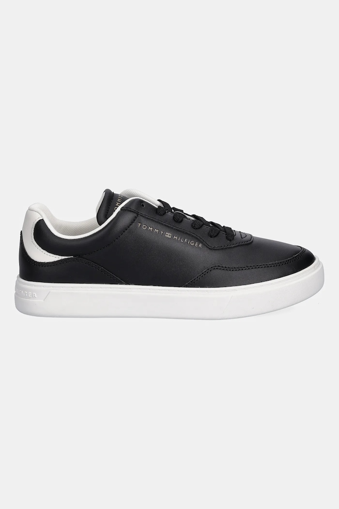 Kožené tenisky Tommy Hilfiger CASUAL CUPSOLE SNEAKER FW0FW08689 černá AW25