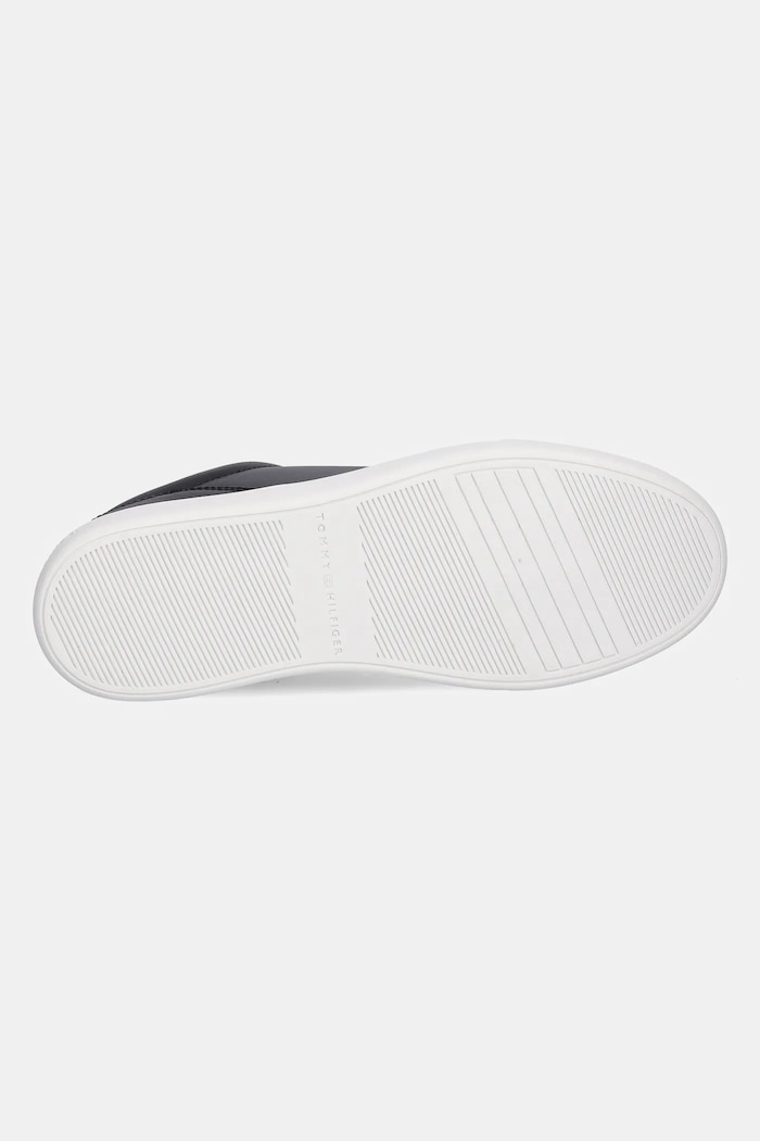 Kožené tenisky Tommy Hilfiger CASUAL CUPSOLE SNEAKER FW0FW08689 černá