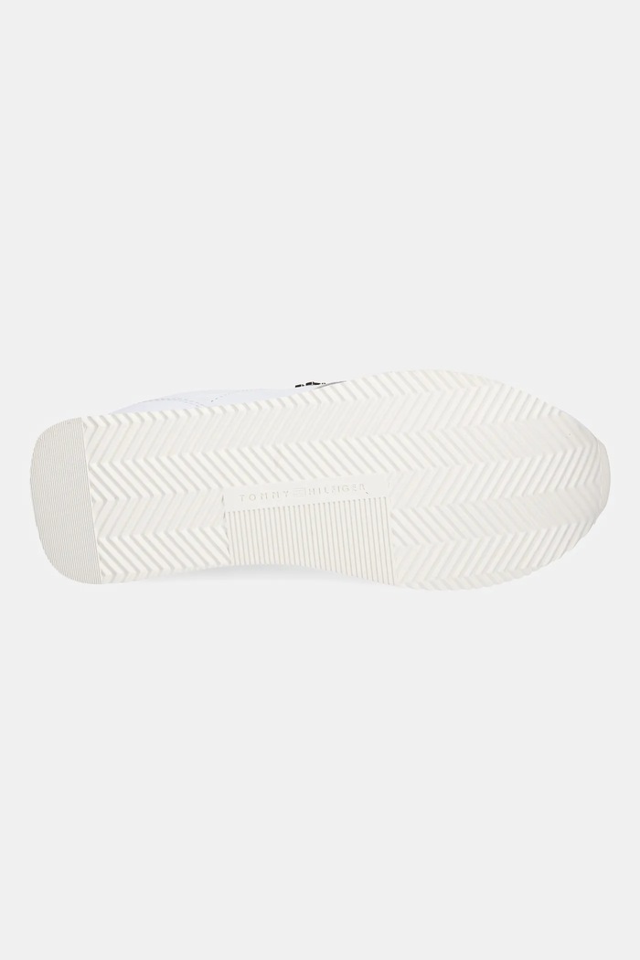 Kožené tenisky Tommy Hilfiger LEATHER RUNNER FW0FW08696 bílá