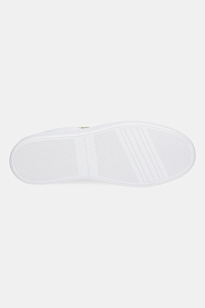 Kožené tenisky Tommy Hilfiger ESSENTIAL ELEVATED COURT SNEAKER FW0FW08758 bílá