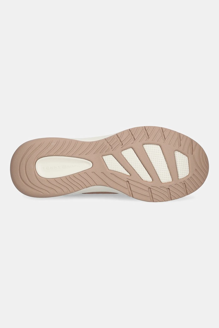 Tenisky Tommy Hilfiger TH KNIT RUNNER FW0FW08813 béžová